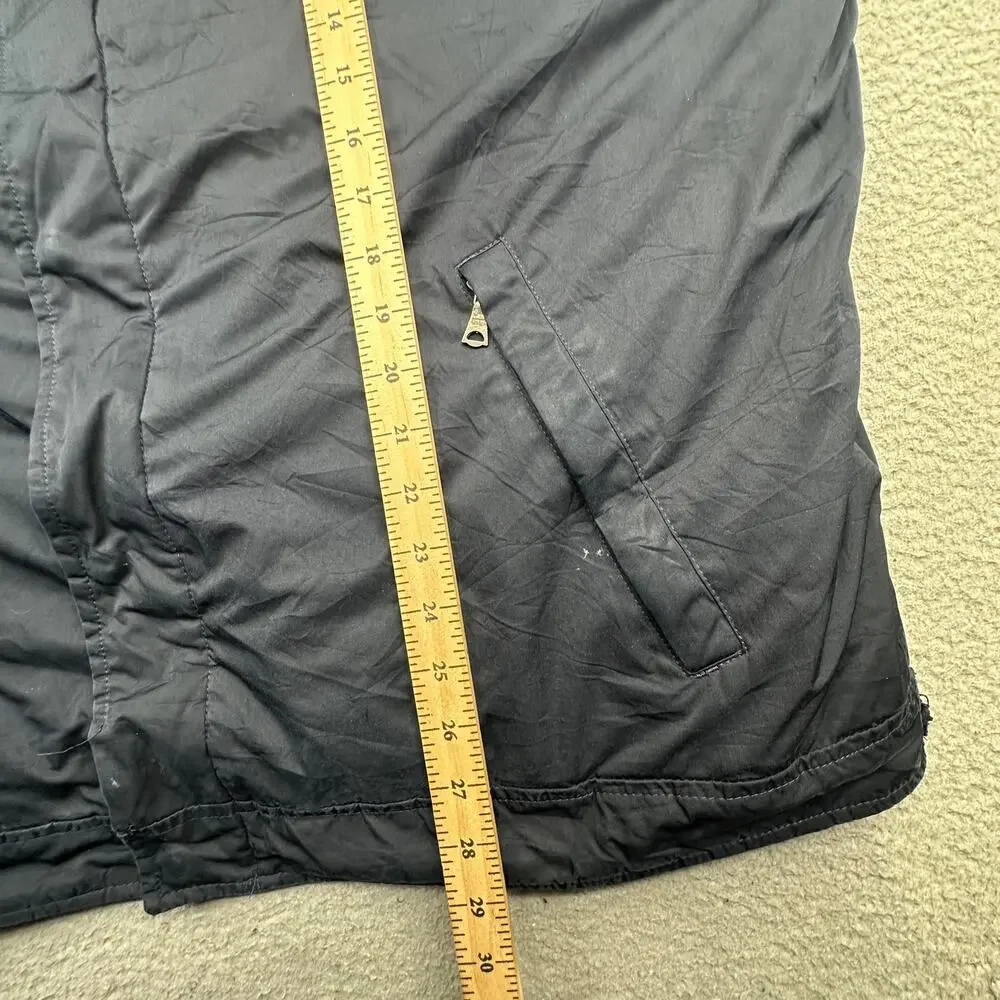Vintage Polo Ralph Lauren Fleece Lined Navy Blue Hooded Jacket Mens XXL